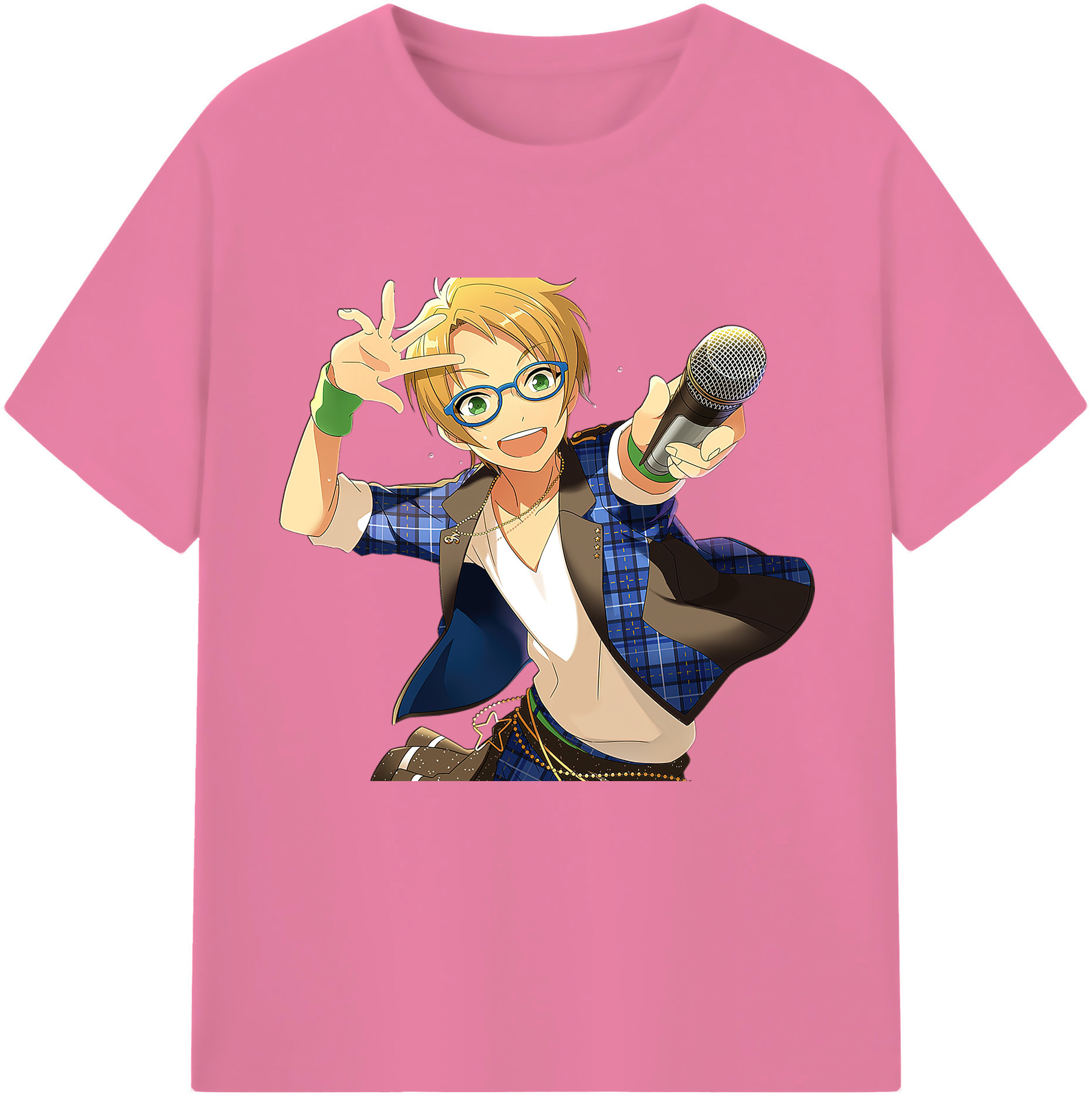 （画像用） あんさんぶるスターズ! Ensemble Stars 綿100％半袖Tシャツ（フロントプリント）